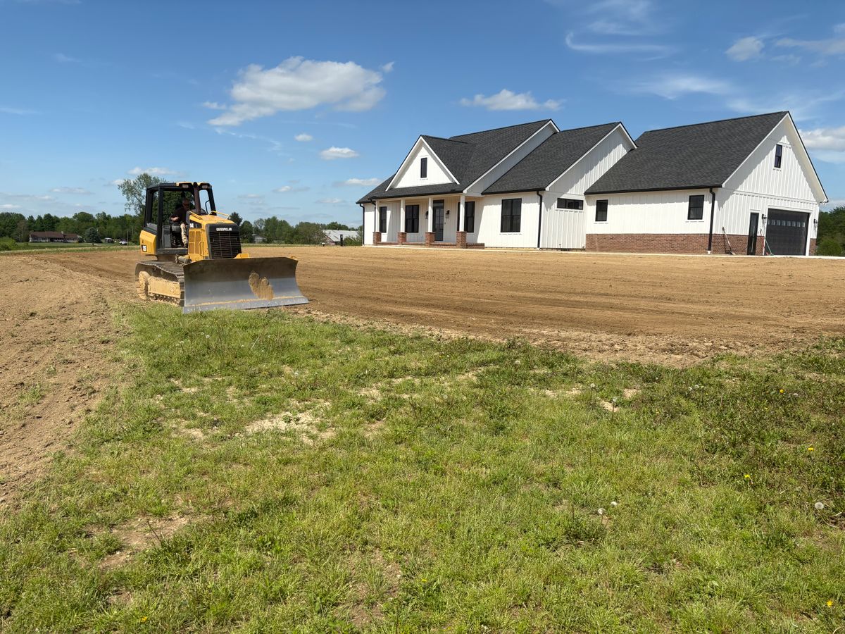 Grading for ASC Excavating LLC in Lucas, OH
