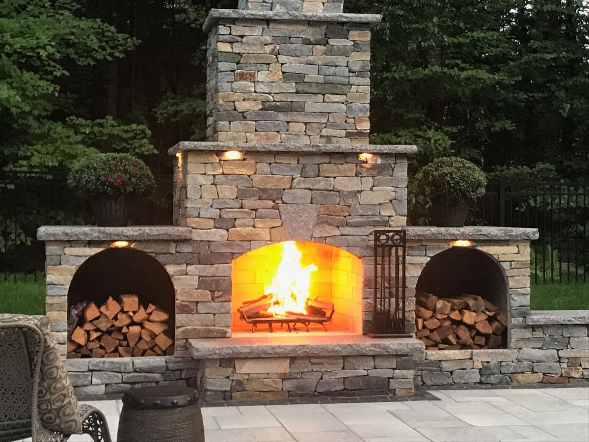 Fireplace Installation for Humphries Hardscape in Wyandotte, MI