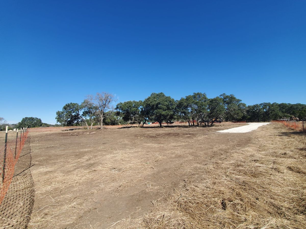 Lot Clearing for Bison Creek Construction in New Braunfels, TX