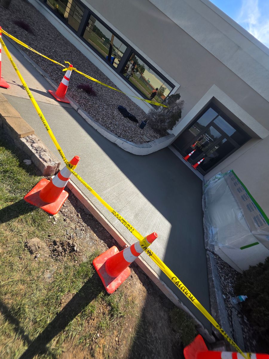 Sidewalk Installation for New Age Concrete in Perry, IA