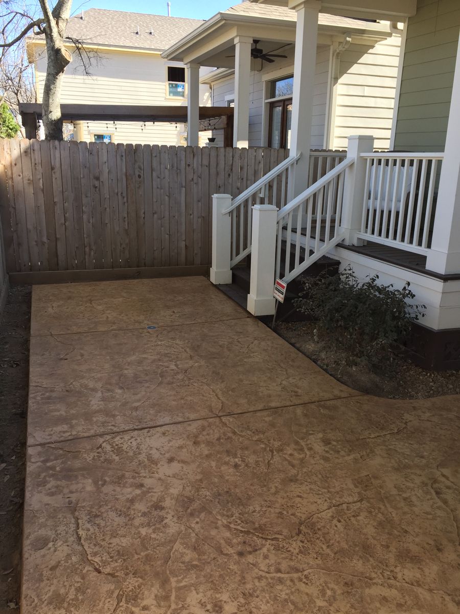 Concrete Resurfacing for Texas Curb N Borders in Houston, TX