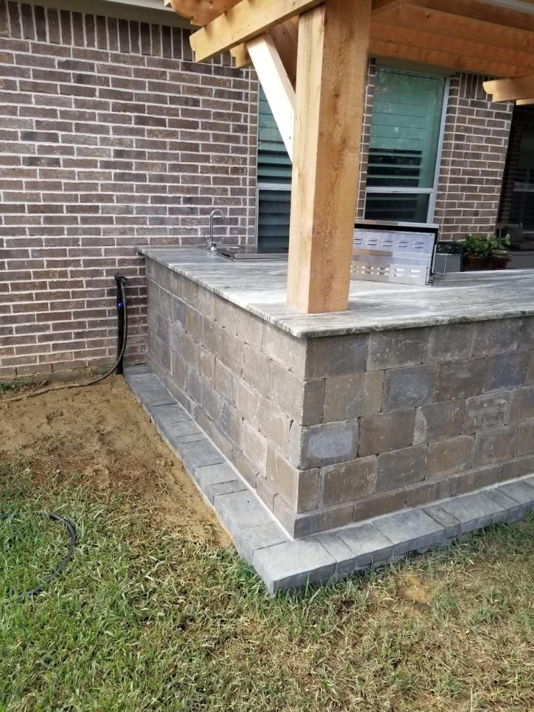 Hardscaping for Atlas Land Design in Creekside Park, TX