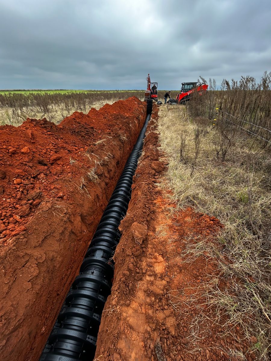 Oklahoma Dirt Work and Land Clearing for A-N-H Construction LLC in Oklahoma City, OK