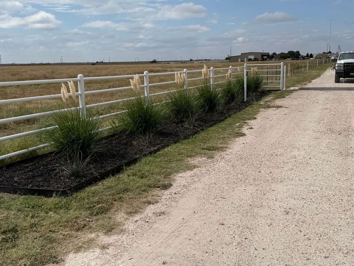 Tree Installations for R&J Hydromulch in Booker, TX