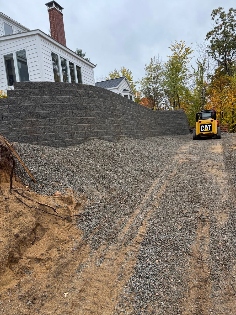 Retaining Walls for AFH Earthworks in Madison, NH