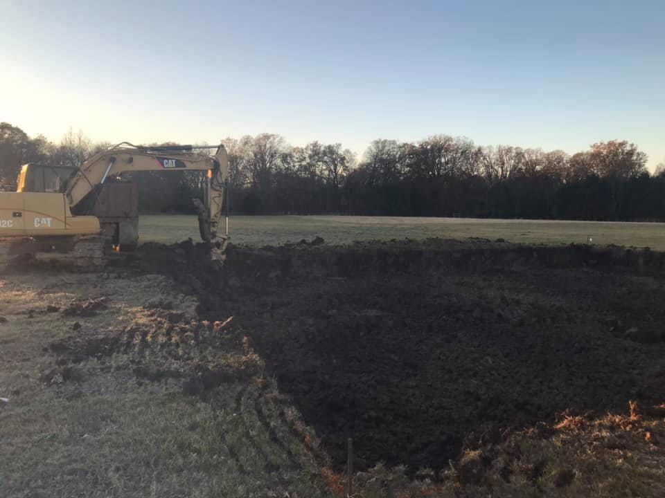 Foundation Digging for Bell Sand & Gravel in Bogata, TX