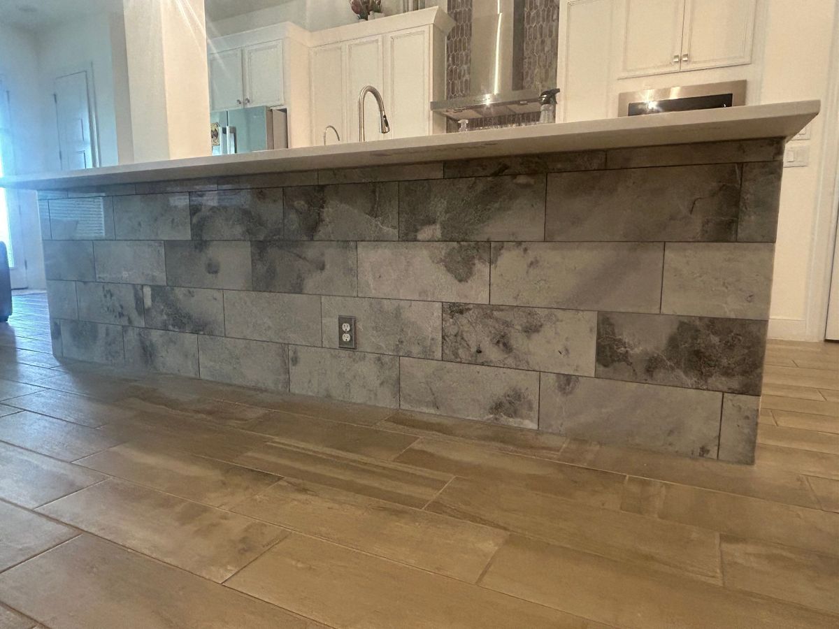 Kitchen for Guadalupe Tile Company in New Braunfels, TX