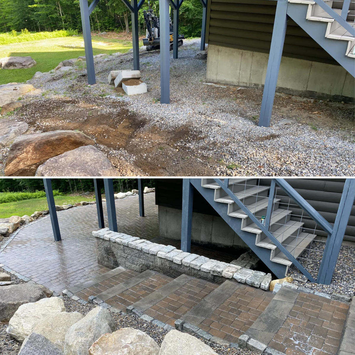 Retaining Walls for AFH Earthworks in Madison, NH