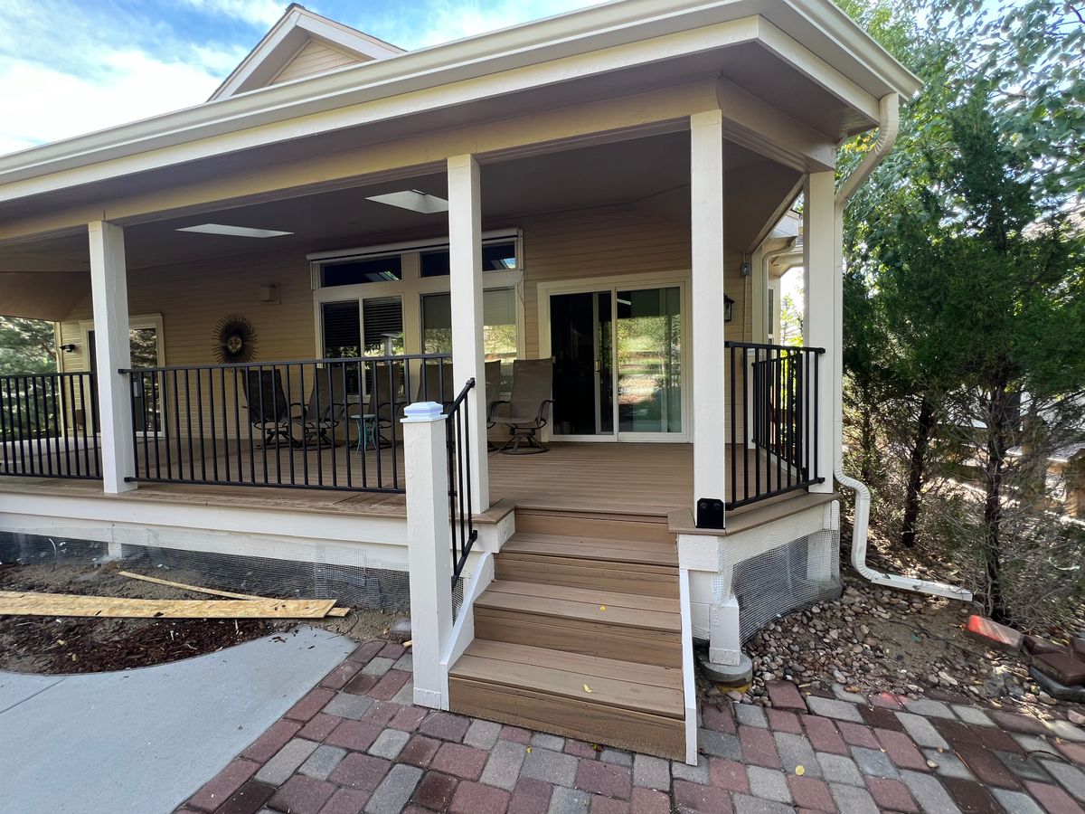 Deck & Patio Installation for Arnett Front Range Construction in Elizabeth, CO