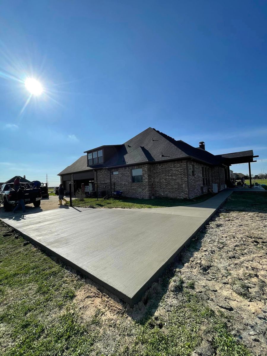 Patio Design & Installation for 3B Concrete Construction LLC in DFW, TX
