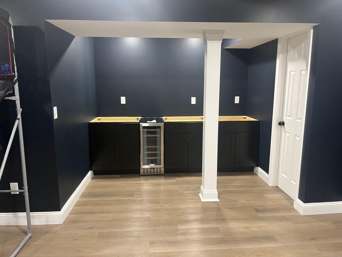 Basement Finishing for Laura Mae Properties in Wolcott, CT