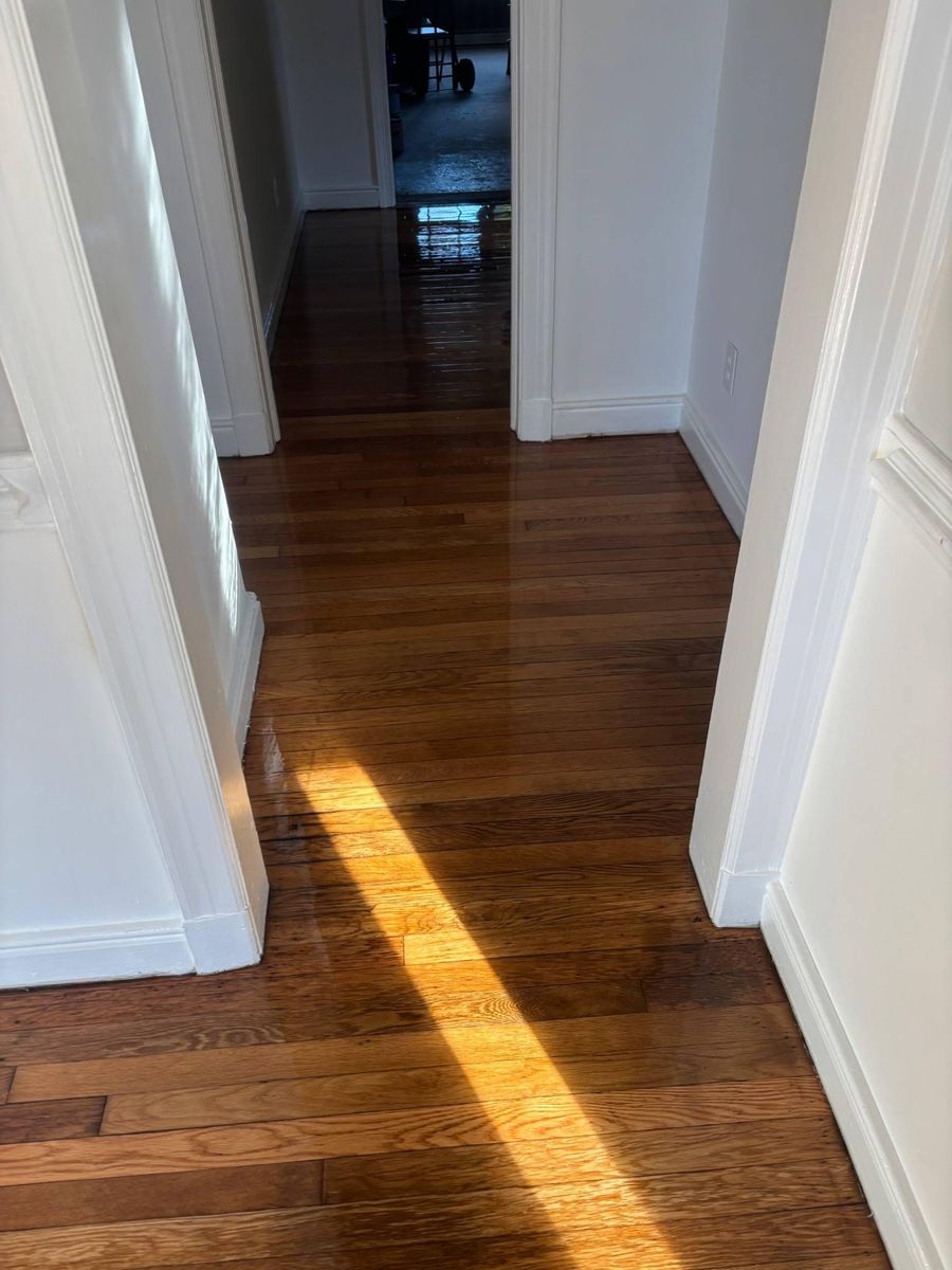 Refinishing hardwood flooring for Jason Tench Flooring LLC in Richmond, VA