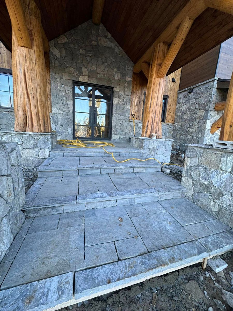 more stone work for EHJP Masonry in Silverthorne, CO