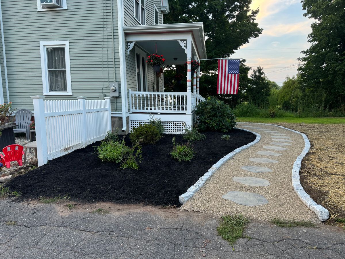 Hardscaping for Lennon Land Management in Suffield, CT