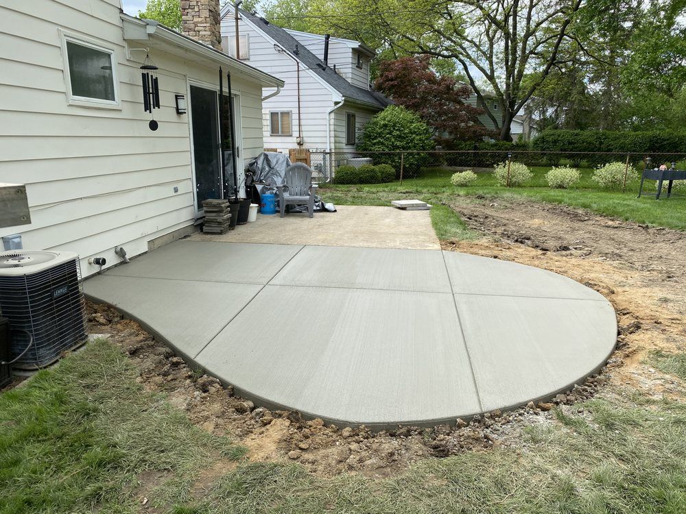 Concrete Slab Construction for JW Concrete Services LLC in Lansing, MI