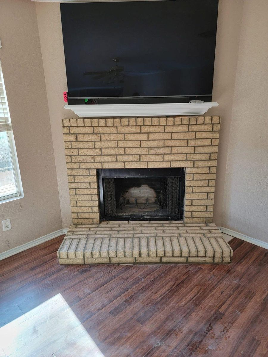 Outdoor/Indoor Stone Fireplaces for Delarosa Masonry in San Antonio, TX