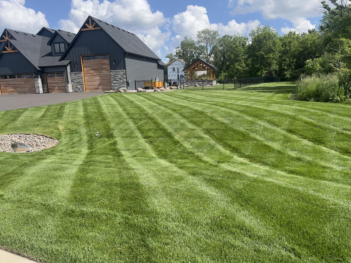 Mowing for Luke's Lawn Care and Landscape in Andover, MN
