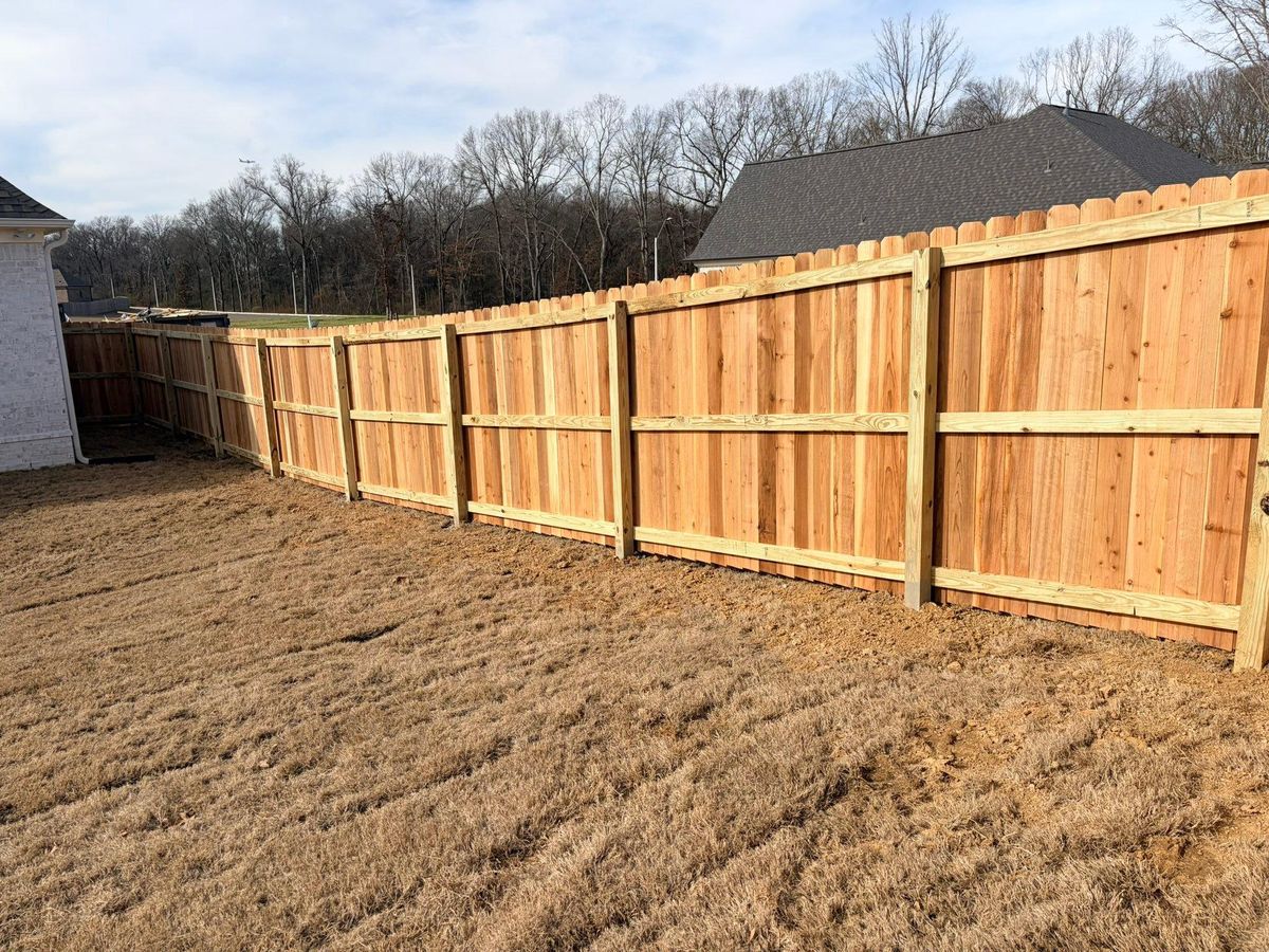 Custom Wooden Fences for Manning Fence, LLC in Hernando, MS