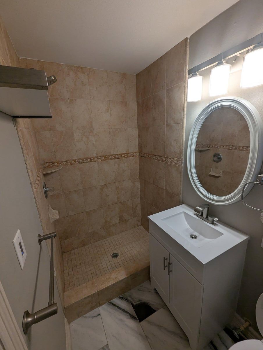 Bathroom Renovation for TopNotch Painting Solutions LLC in McAllen, TX