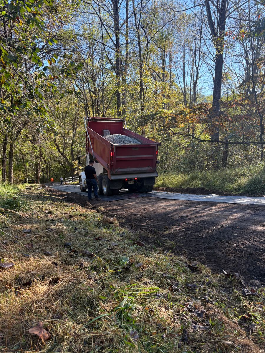 Driveway Regrading for 9999 Building and Renovation LLC in Warrenton, VA