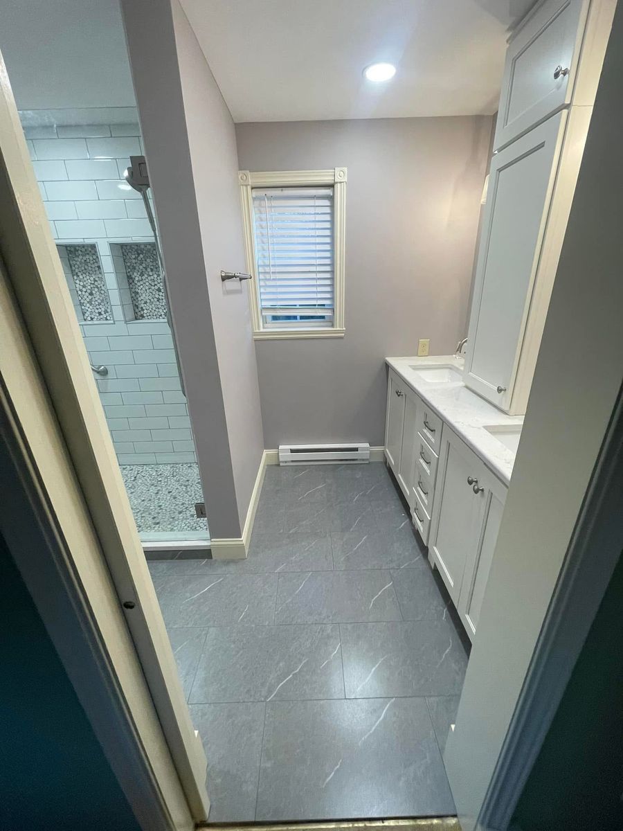 Bathroom Renovation for The Carpenter’s Touch in Fall River, MA