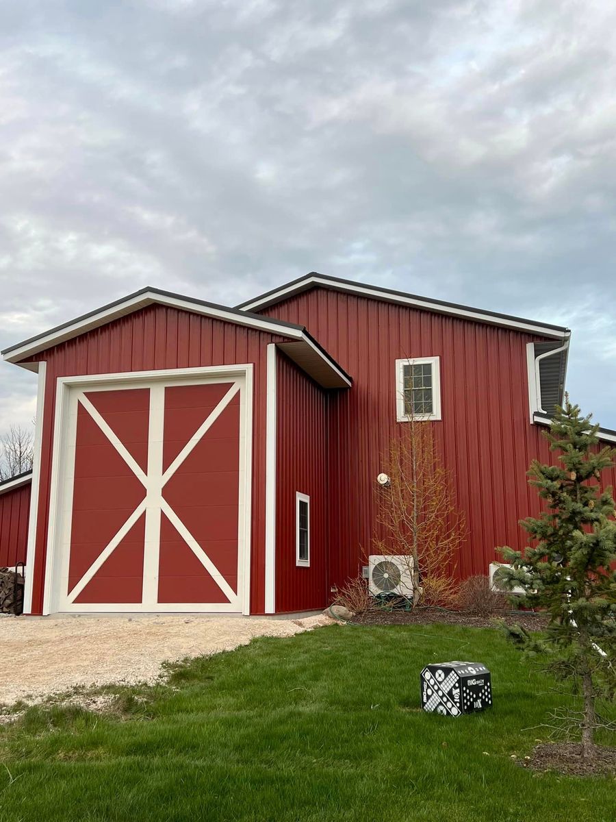 Pole Barn Construction for Lake Ridge Construction LLC in Kiel, WI