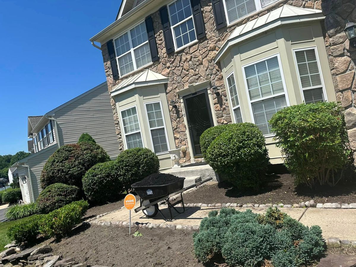 Mulch Installation for Luna Landscaping and Construction in Parkville, MD