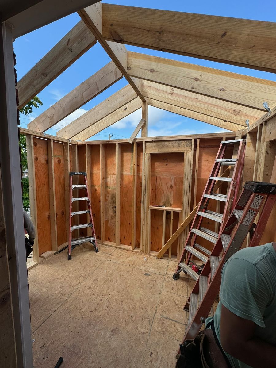 Framing for Ellery Contracting in Washington, DC