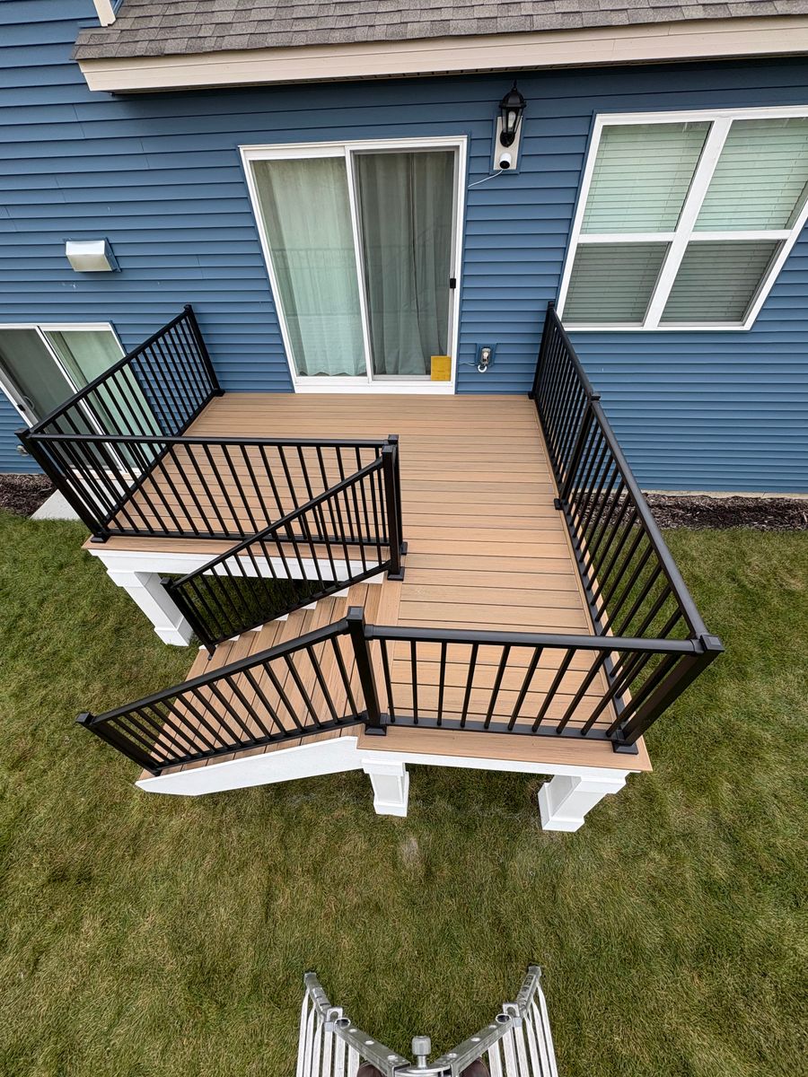 Westbury Aluminum Deck Railing for Radke Deck Works & Remodeling in Elk River, MN