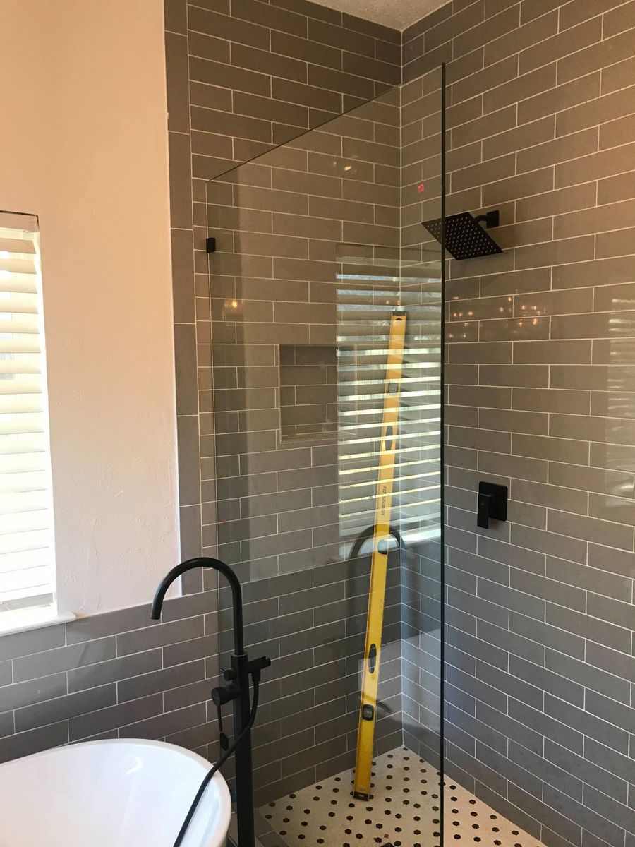 Bathroom Renovation for Browner's Construction in Carrollton, TX