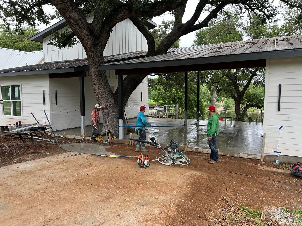 Patio Design & Installation for 4P Land Management in Austin,,  TX