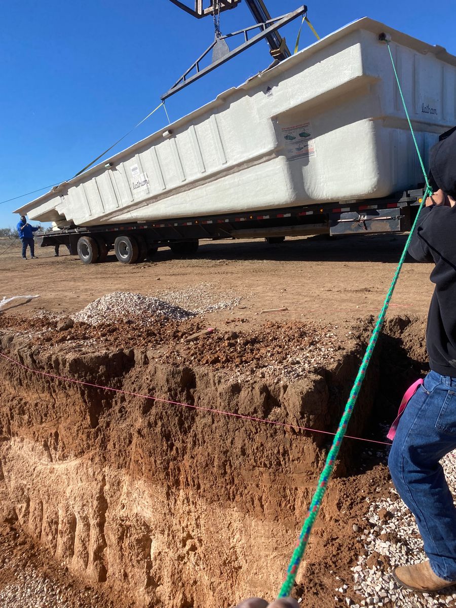 Custom Pool Construction for Cole Landscaping & Pools, LLC in Amarillo, TX