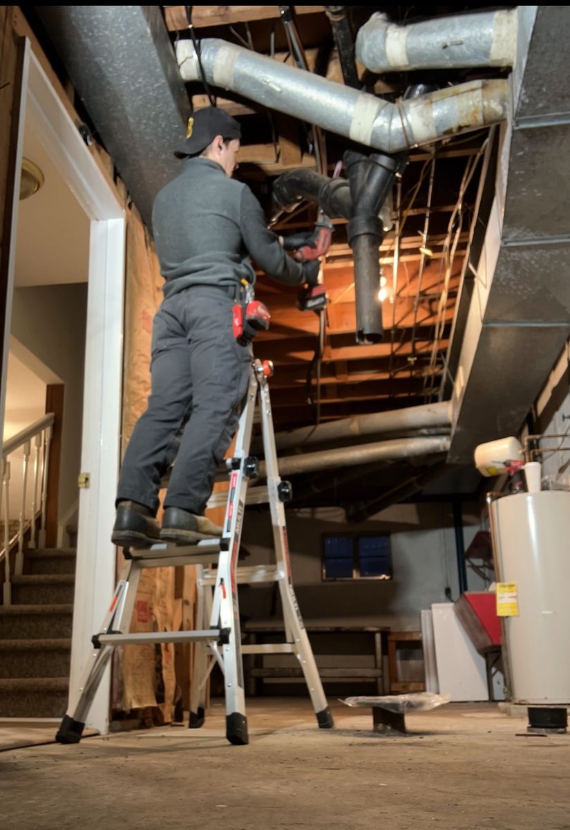 Cast Iron Change Out for Brooky Plumbing in Hendersonville, NC