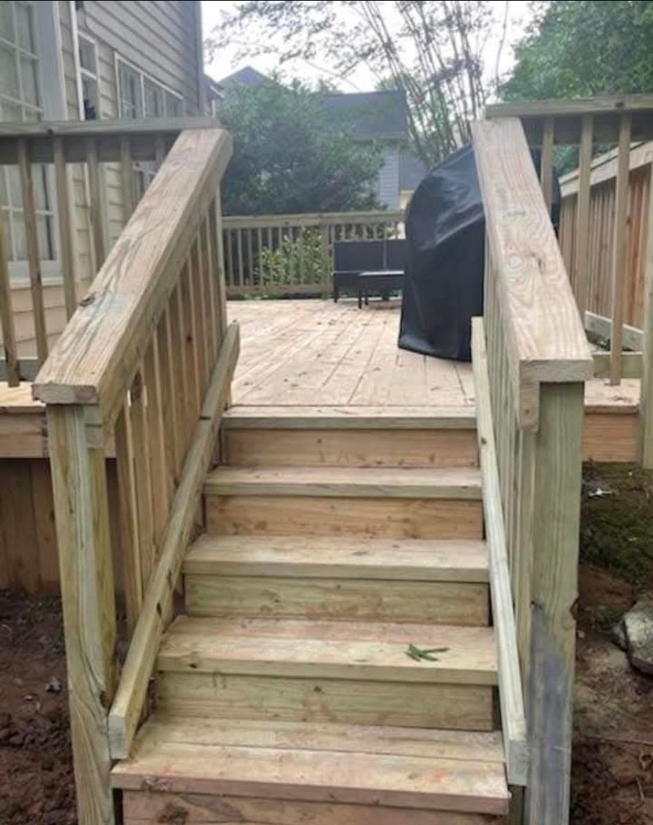 Deck Construction for All Out Construction in Atlanta, GA