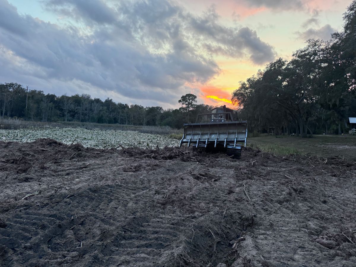 Land Clearing for CJ Dirtwork in Crescent City, FL