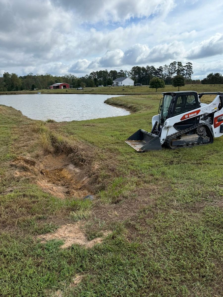 Site Preparation for Advantage Rental And Services in Youngsville, NC