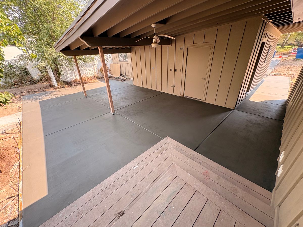 Patio Design & Installation for AMF Concrete Construction in Boise, ID