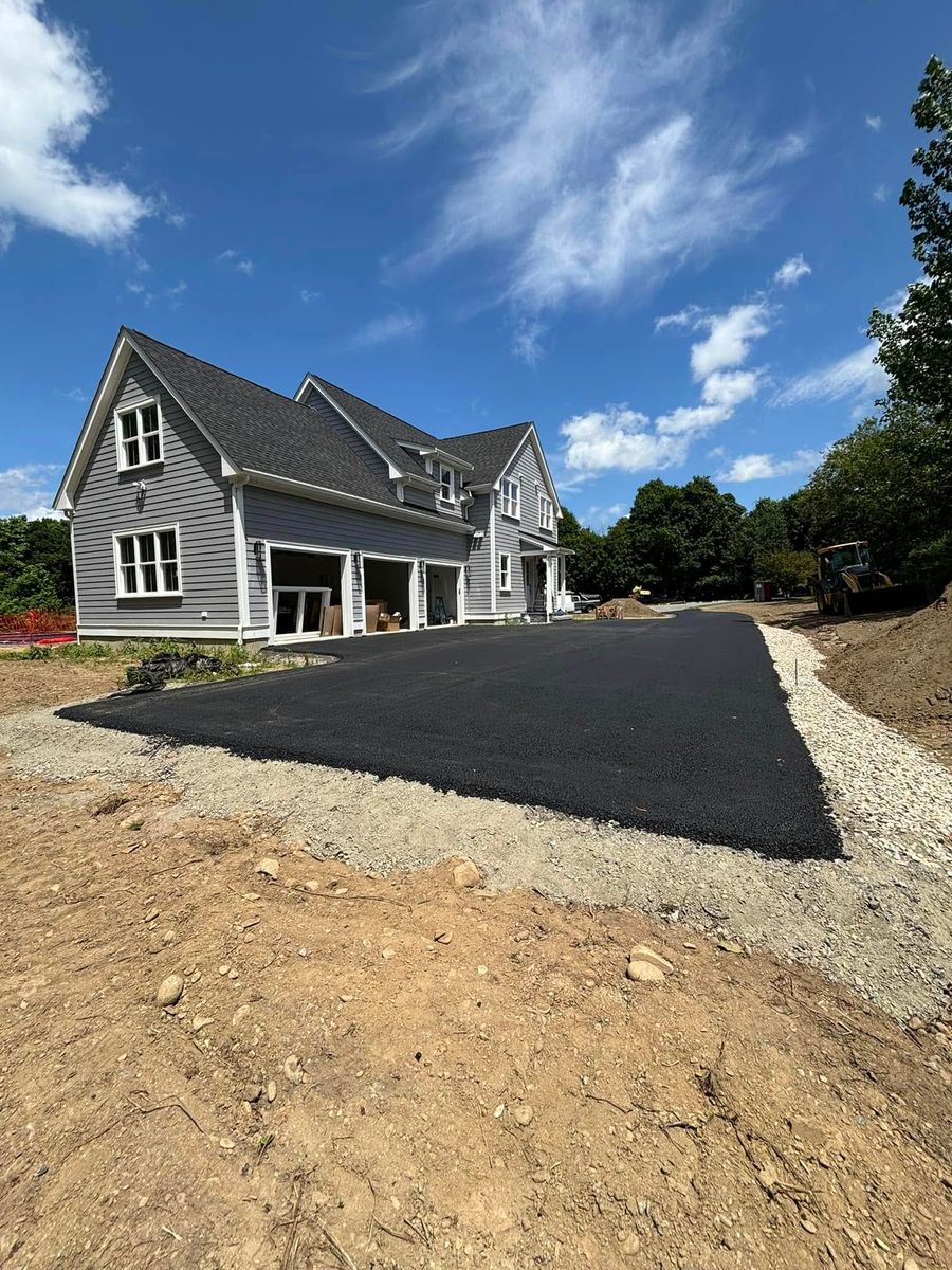 Site Preparation for Staruk Trucking & Excavation Inc. in Uxbridge, MA