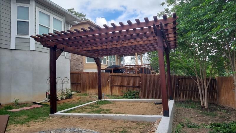 Pergola And Canopy Installation for Dos Gringos Outdoor Living in New Braunfels, TX