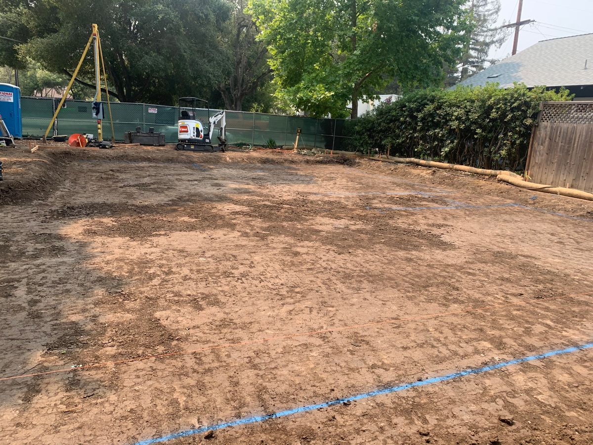 Site Preparation for Morales Concrete in Santa Clara, CA