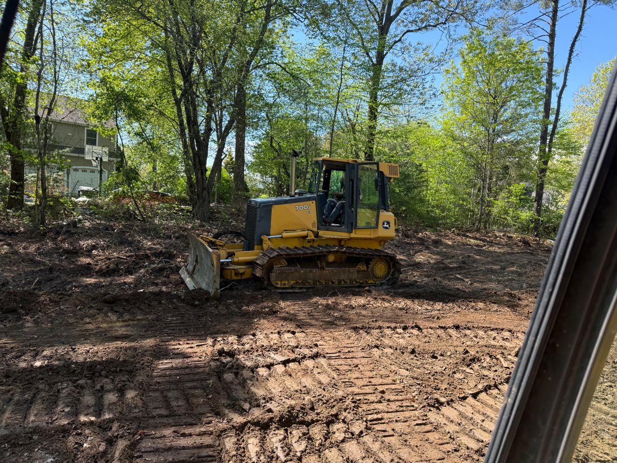 Land Grading for Darcy Cleveland & Sons Excavation in Pawcatuck, CT