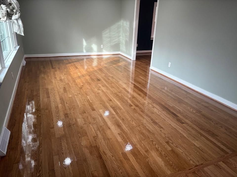 Refinishing hardwood flooring for Jason Tench Flooring LLC in Richmond, VA