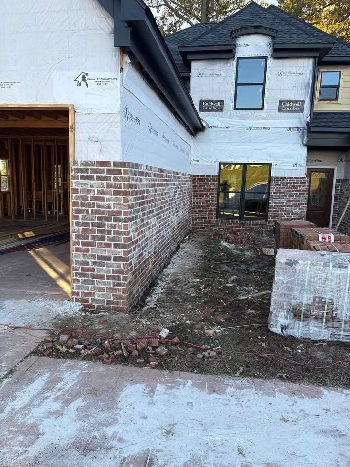 Retaining Wall Construction for Sam's Concrete & Masonry in Hernando, MS