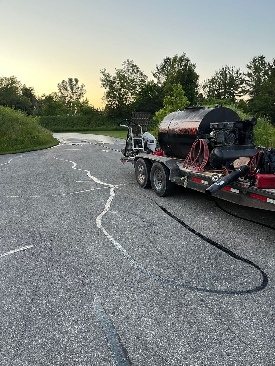 Sealcoating for 45th Parallel Sealcoating in Alpena, MI