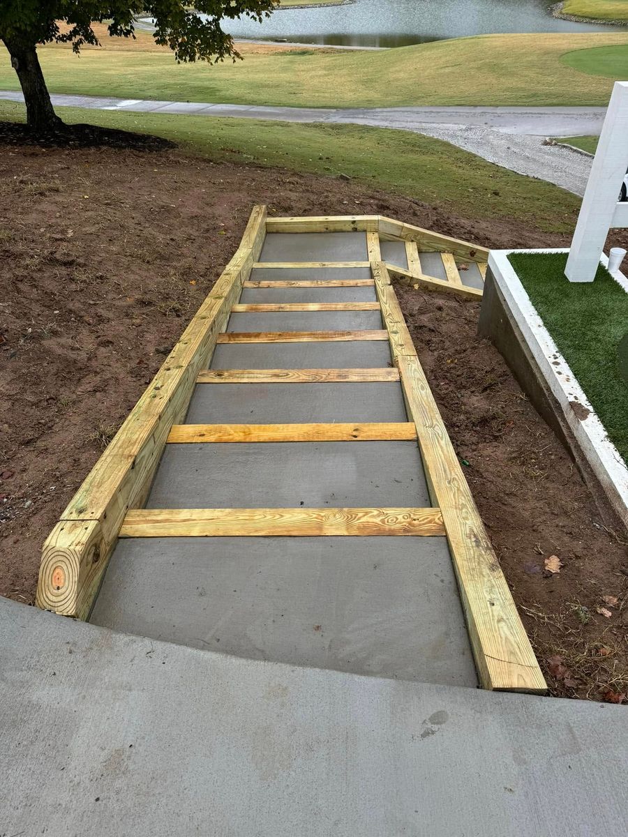 Stair Design & Installation for Mangrum’s Concrete in Franklin, TN