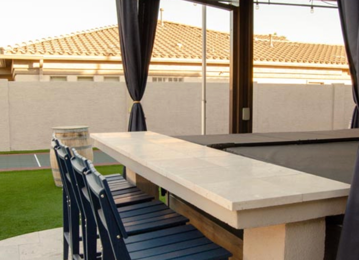 Bar Top Installation for Citiscapes, LLC in Phoenix, AZ