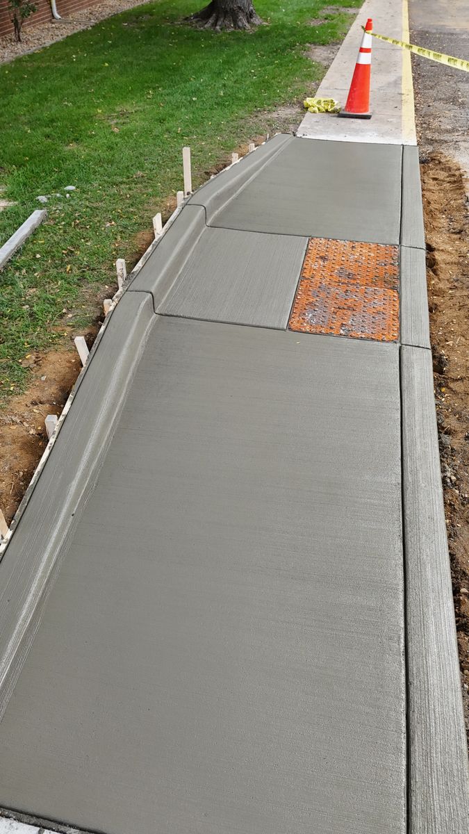 Sidewalk Installation for B&M Concrete LLC in Longmont, CO