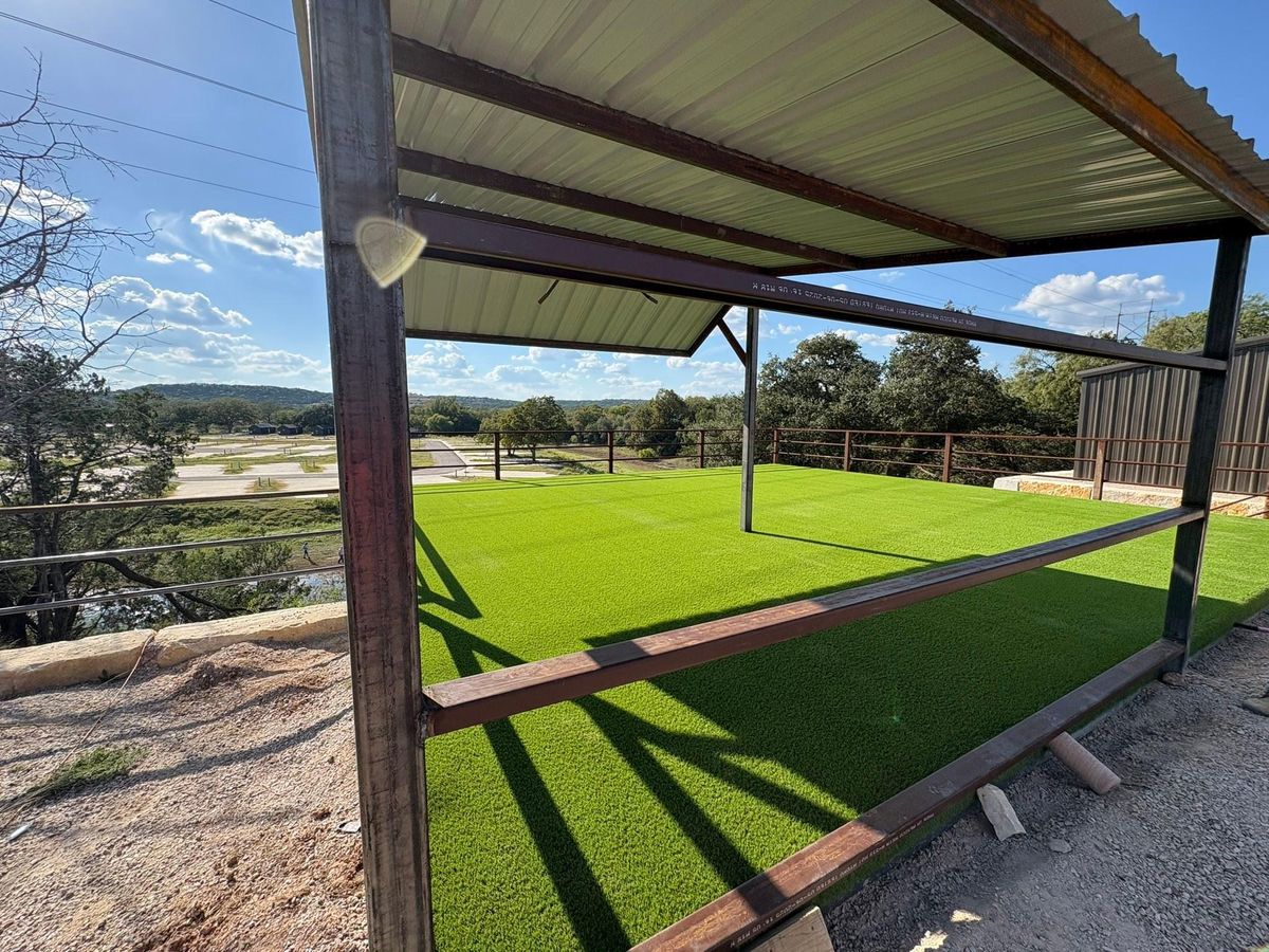 Turf Installation for Creative Edge Co. in San Antonio, TX