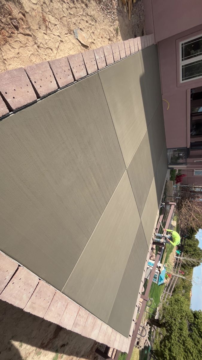 Concrete Installation for GB Concrete & Landscapes in Grand Junction, CO