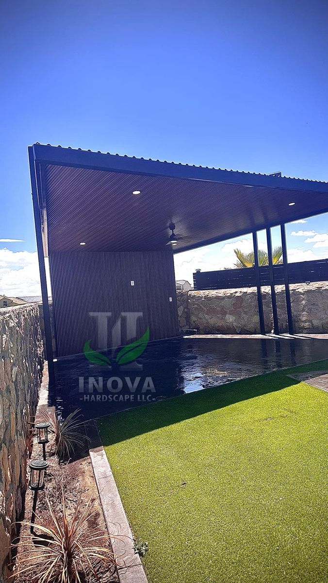 Custom Patios for Inova Hardscape in El Paso, TX